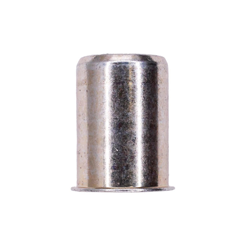 M8-1.25 Metric Thin Sheet Nutsert, 1.02mm - 5.08mm Grip, Zinc, 12.67mm Max., 1/2" Drill Size, Steel