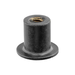 M6-1.0 Neoprene Rubber Nut, 0.579" Shank Length