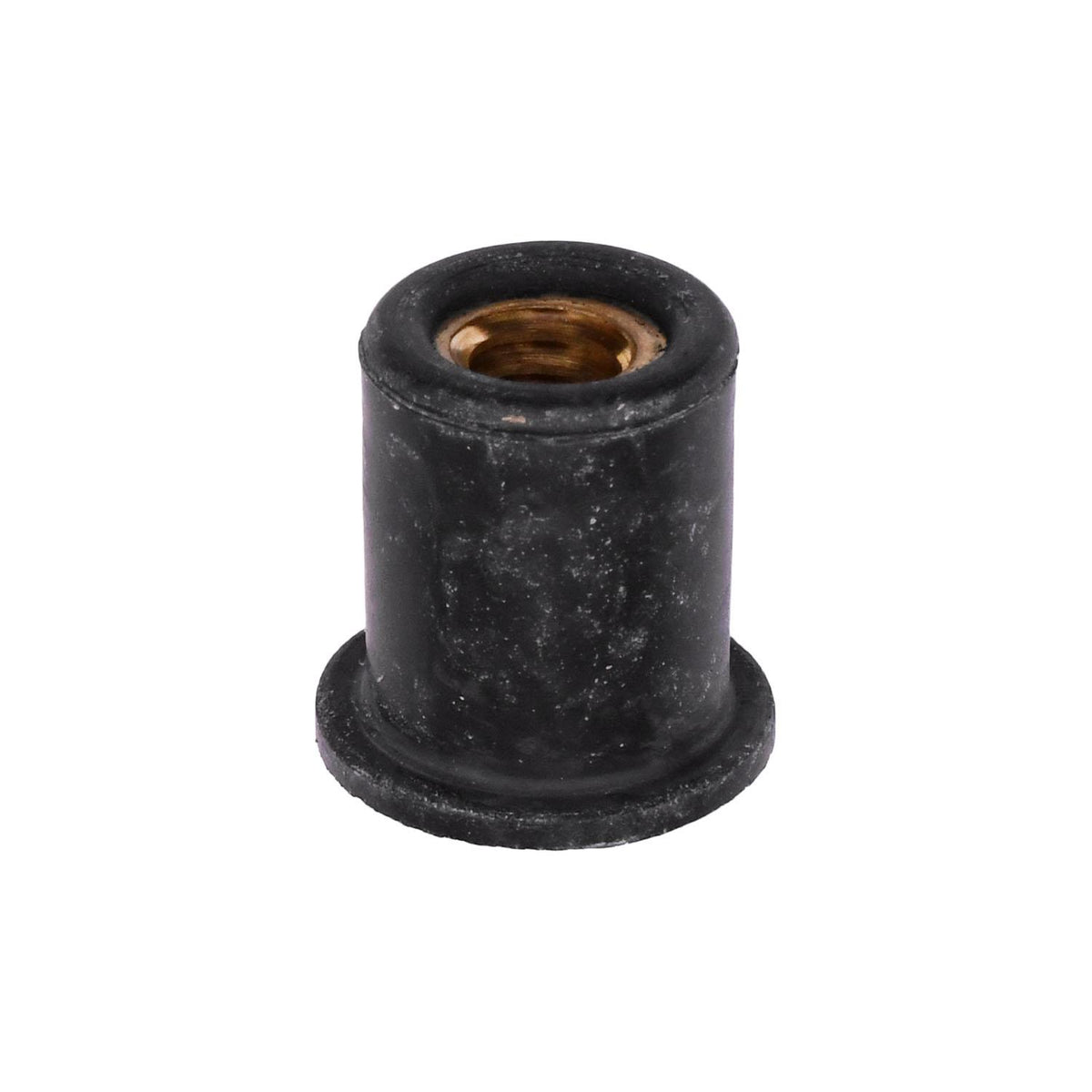 1/4"-20 Neoprene Rubber Nut, 0.594" Shank Length