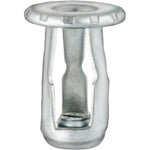 Jun-32 Expansion Nuts, 0.015" - 0.187" Grip, 0.468" Head, Zinc