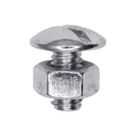 1/4"-20x1/2" Slotted Truss Head /S Screw, Zinc