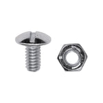 1/4"-20x1/2" Slotted Truss Head /S Screw, Zinc