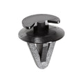 11mmx14mm Black Nylon Double Head Trim Panel Christmas Tree Retainer, 17mm Head