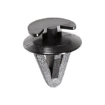 11mmx14mm Black Nylon Double Head Trim Panel Christmas Tree Retainer, 17mm Head