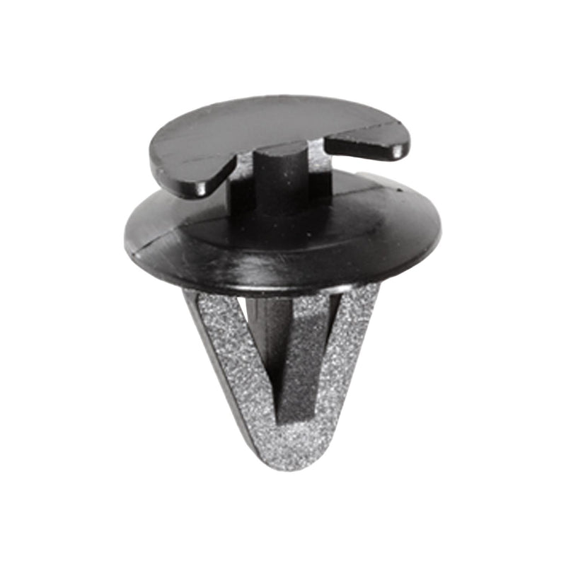 11mmx14mm Black Nylon Double Head Trim Panel Christmas Tree Retainer, 17mm Head