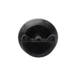11mmx14mm Black Nylon Double Head Trim Panel Christmas Tree Retainer, 17mm Head