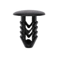 9mmx18mm Black Nylon Single Head Trim Christmas Tree Retainer, 16mm Head