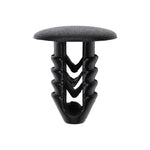 9mmx18mm Black Nylon Single Head Trim Christmas Tree Retainer, 16mm Head