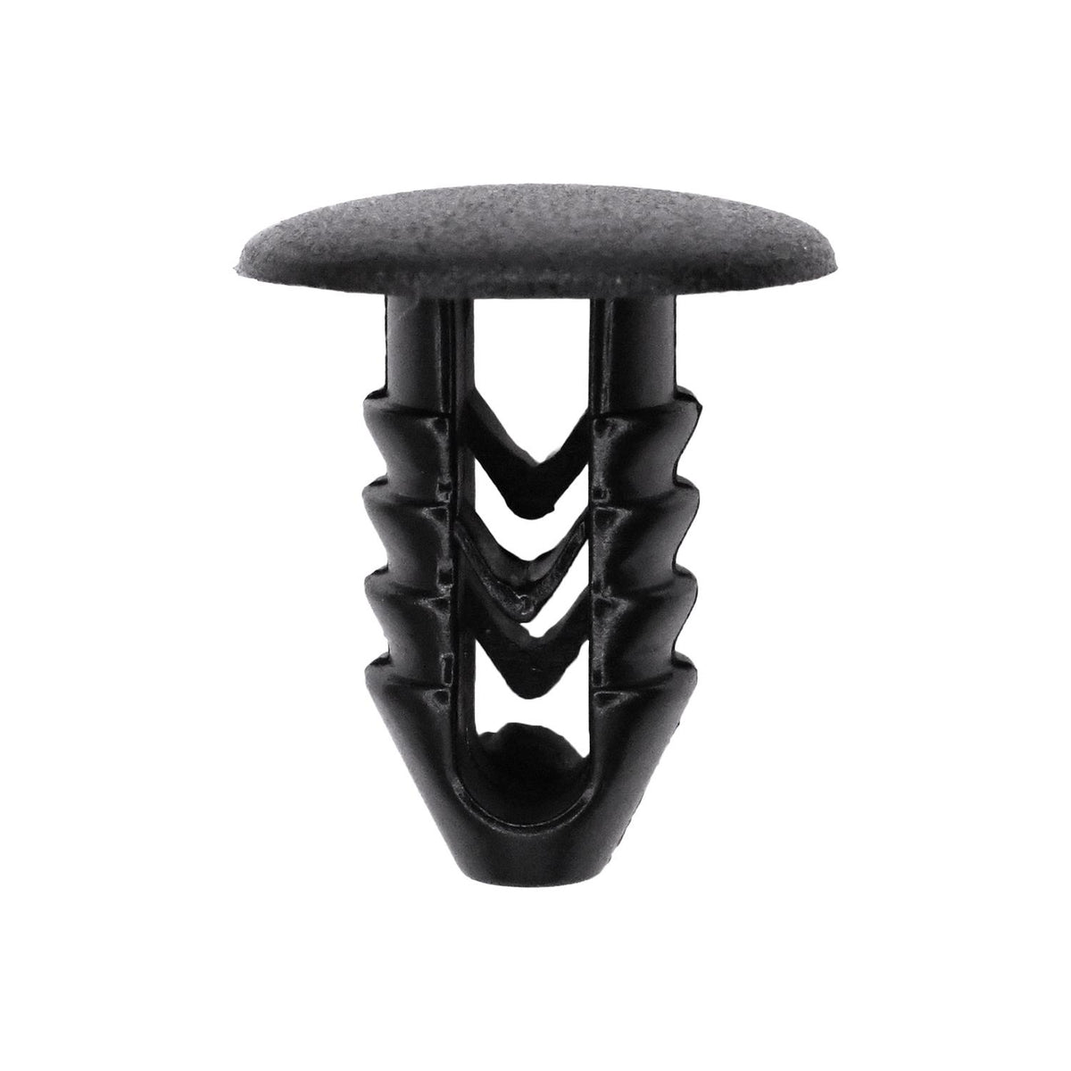 9mmx18mm Black Nylon Single Head Trim Christmas Tree Retainer, 16mm Head