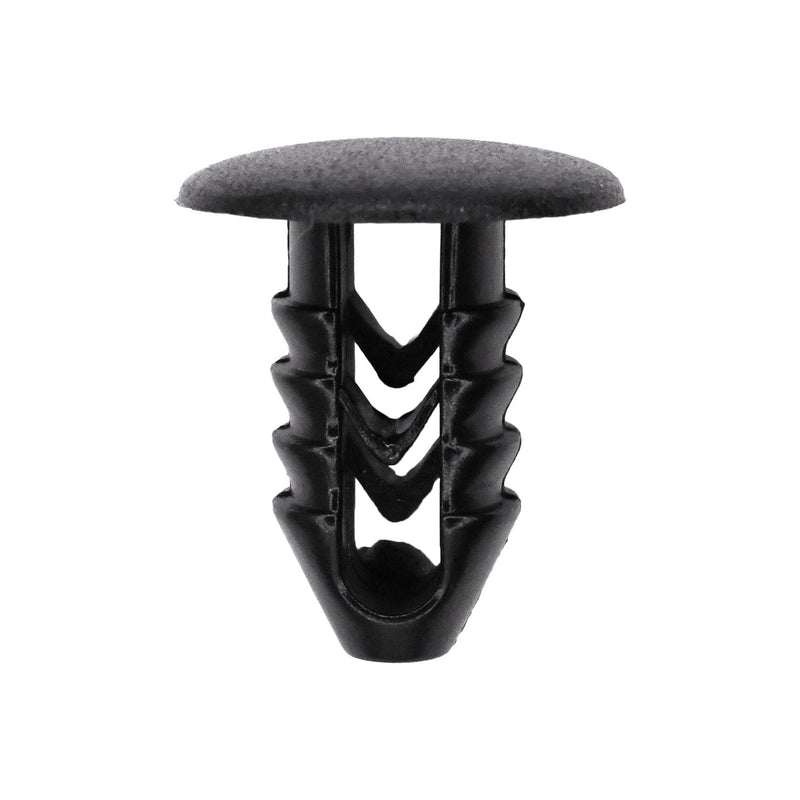 9mmx18mm Black Nylon Single Head Trim Christmas Tree Retainer, 16mm Head