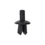 5mmx7mm Black Push-Type Retainer with Open End, 10mm Head
