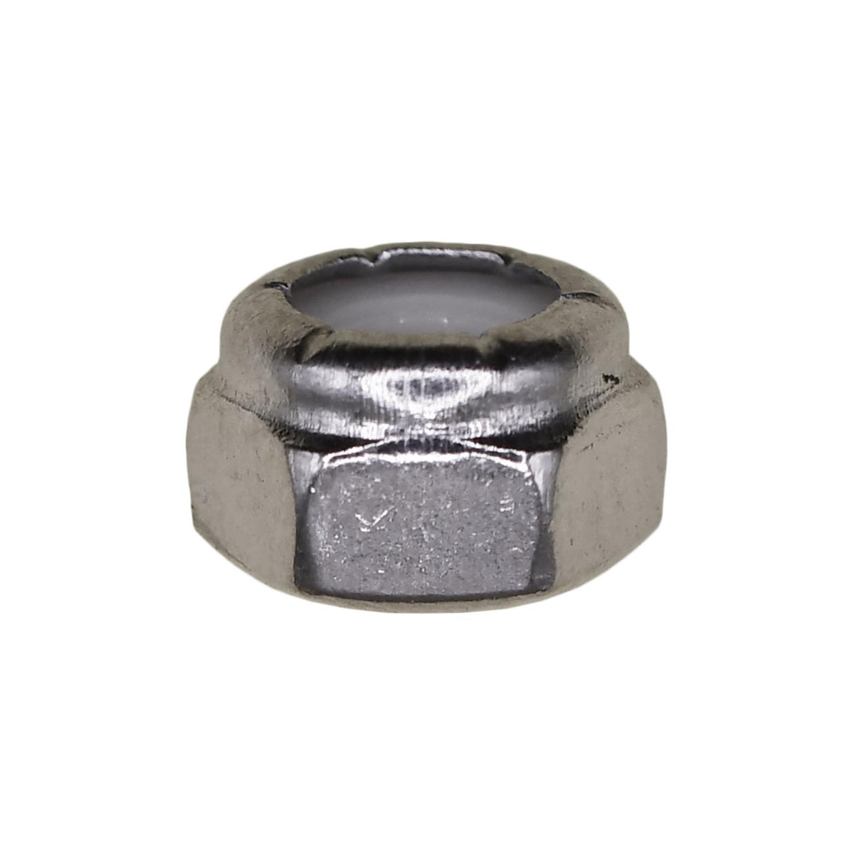 #10-24 18-8 Stainless Steel Nylon Insert Lock Nut