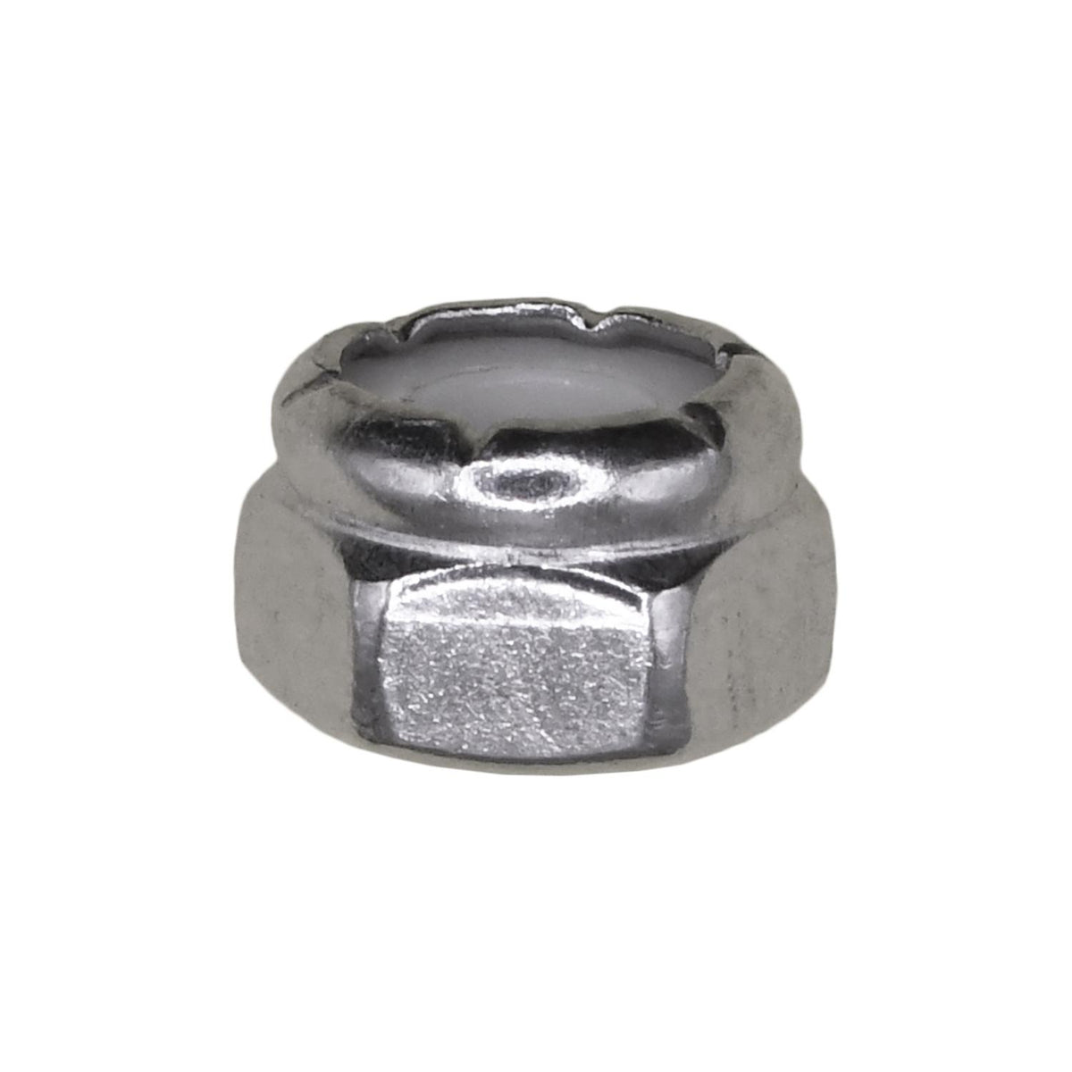 #10-32 18-8 Stainless Steel Nylon Insert Lock Nut