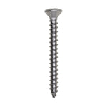 #10x1-3/4" Phillips Oval Head Tapping Screw, Type A/AB