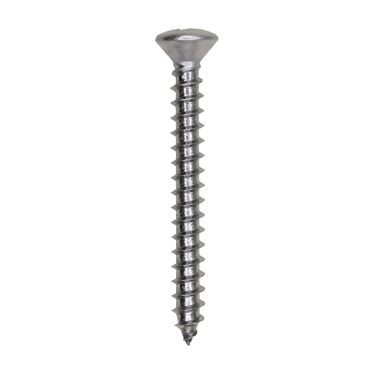 #10x1-3/4" Phillips Oval Head Tapping Screw, Type A/AB