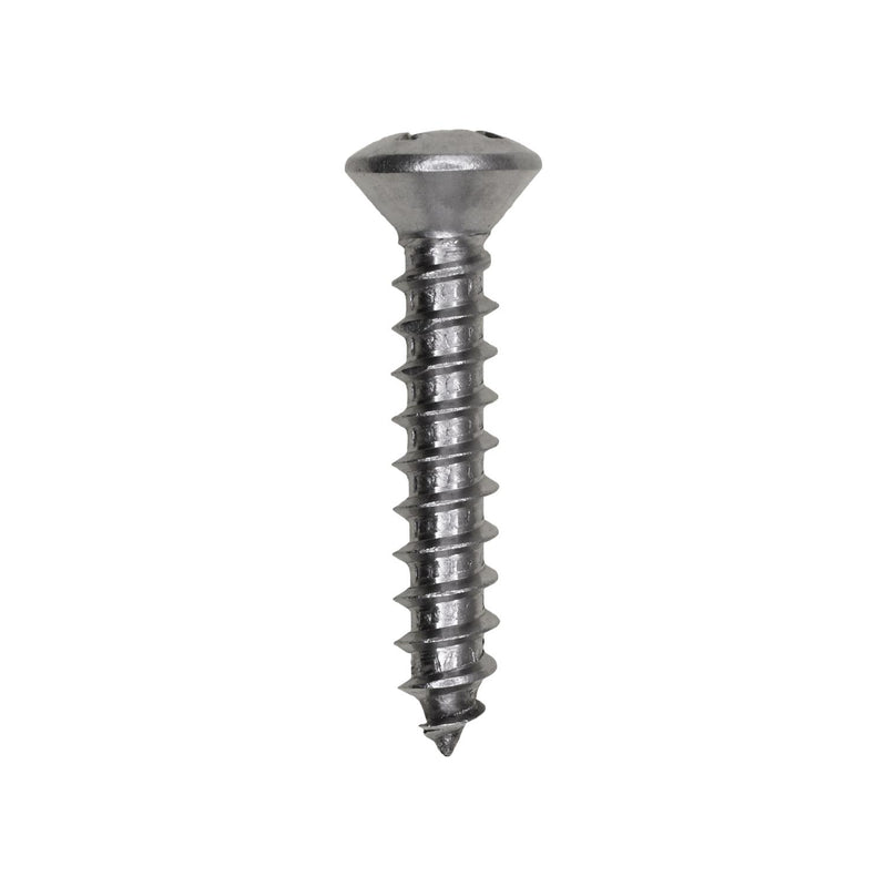 #12x1-1/4" Phillips Oval Head Tapping Screw