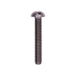 #8-32x1" Slotted Round Head Machine Screw
