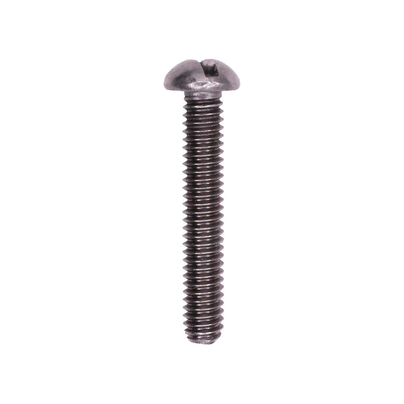 #8-32x1" Slotted Round Head Machine Screw