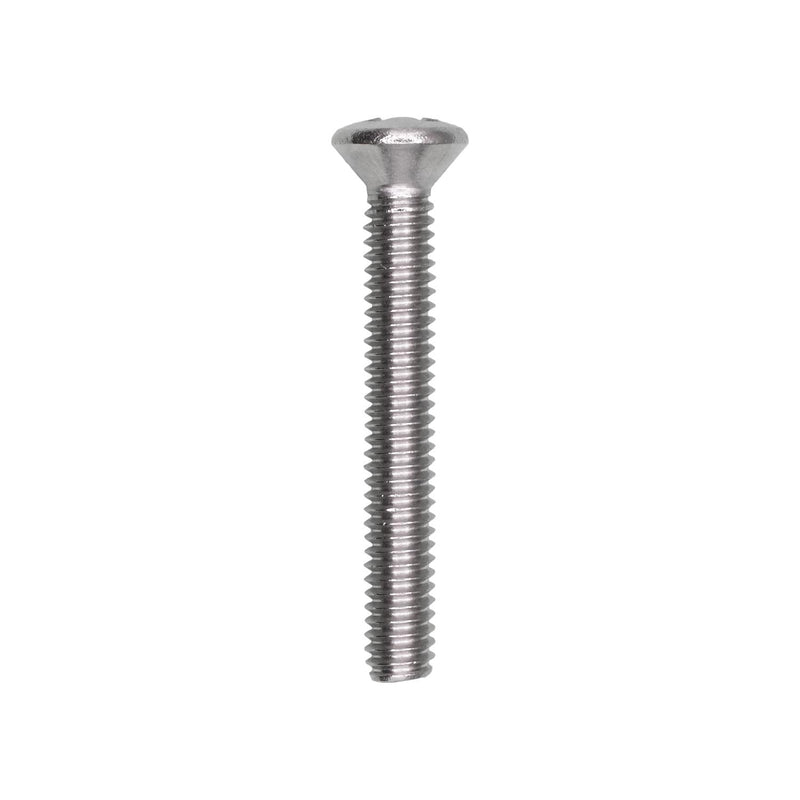 #6-32x3/4" Phillips Oval Head Machine Screw
