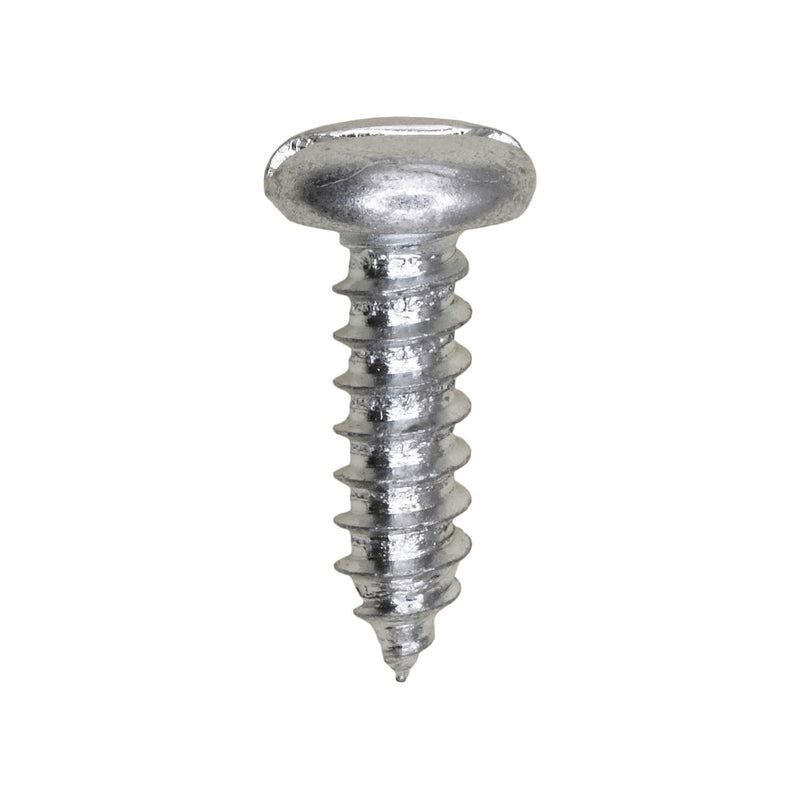#12x3/4" Slotted Pan Head Tapping Screw, Type A/AB, Zinc Chromate