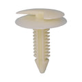 5/16"x1-1/8" White Nylon Double Head Trim Panel Christmas Tree Retainer, 15/16" Head