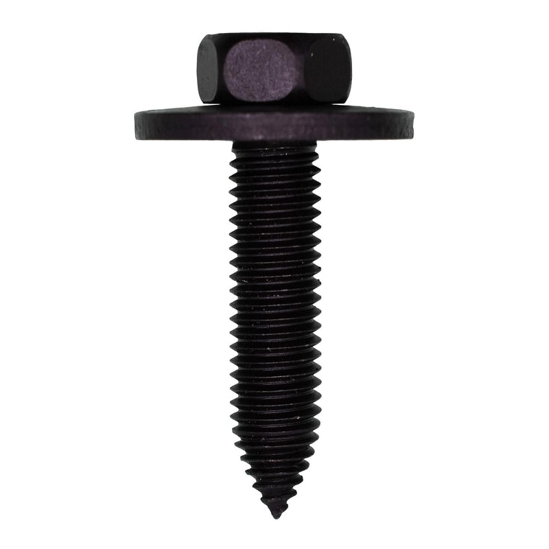 M10-1.5x45mm Hex Head SEMS Metric Indented Washer Screw, Type CA, 30mm Washer, Phosphate