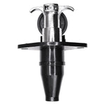 Plug & Socket Complete 6-Way Trailer Connector, Black & Chrome