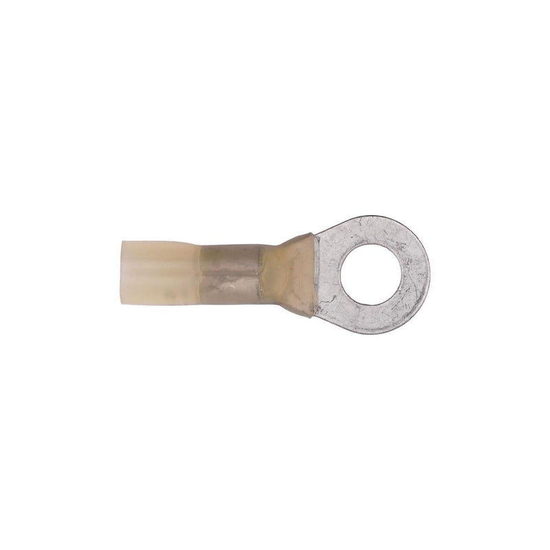 1/4" Yellow Ring Krimp And Seal Terminal Stud 12-10 Gauge