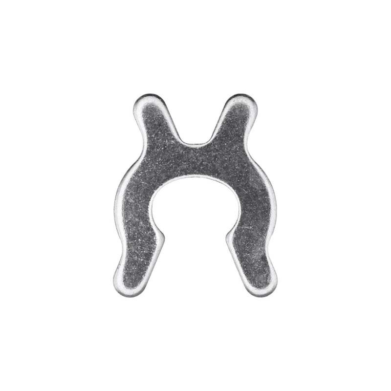 X-Washer Crimp-On Retainer, Zinc, 0.622" Open Width