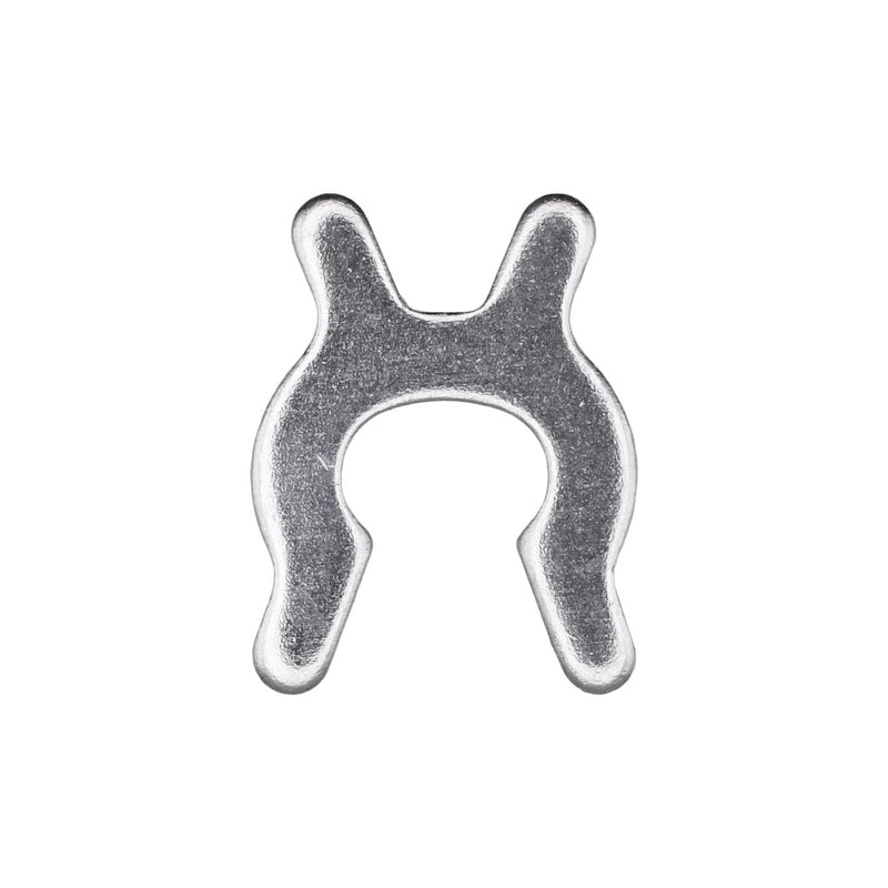 X-Washer Crimp-On Retainer, Zinc, 0.698" Open Width