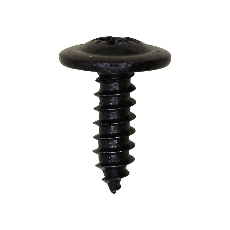 M4.2-1.41x13mm Phillips Truss Head Washer Tapping Screw, Type A/AB, 11mm Washer, Black Zinc