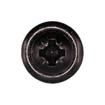 M4.2-1.41x13mm Phillips Truss Head Washer Tapping Screw, Type A/AB, 11mm Washer, Black Zinc