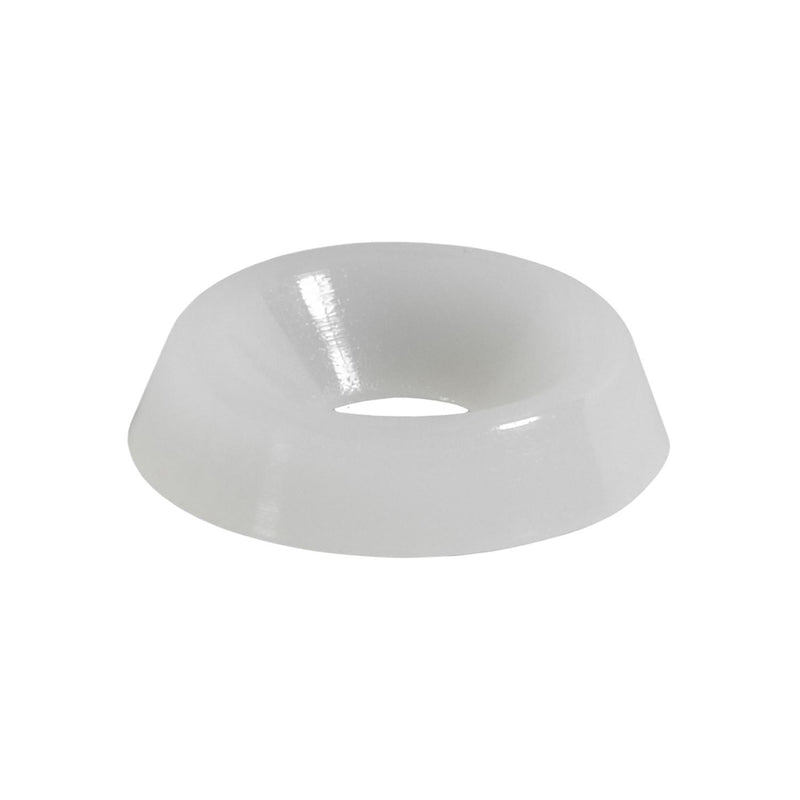 #8 Nylon Finishing Washer, 0.171" ID, 0.515" OD, 0.115" Thickness