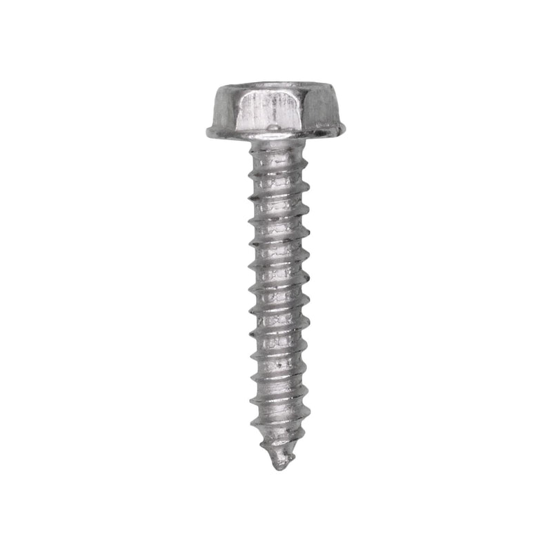 #6x3/4" Phillips Hex Head Flange Acorn Washer Tapping Screw, Type A/AB, Zinc