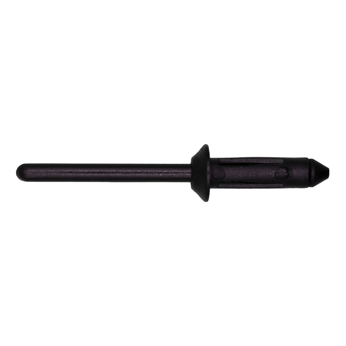 3/16"x1-7/8" Black Nylon Expansion Rivet