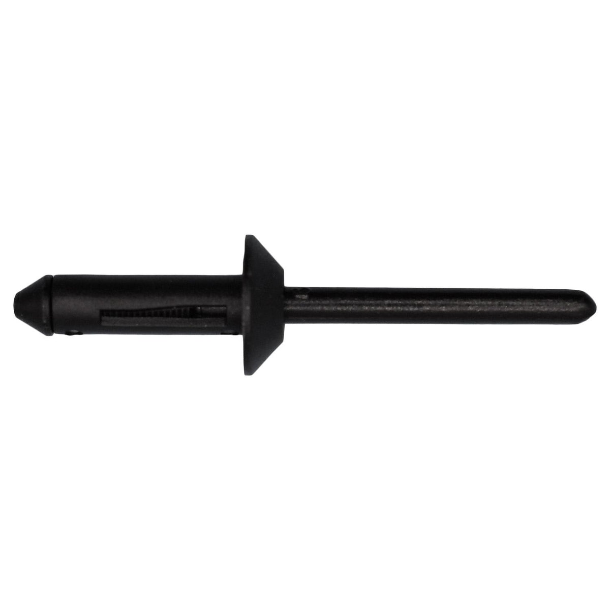 13/64"x1-7/8" Black Nylon Expansion Rivet