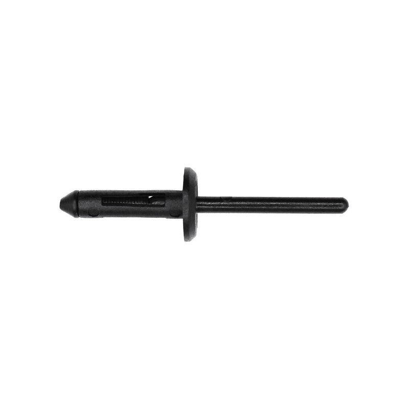 13/64"x1-7/8" Black Nylon Rivet, 1/8" - 3/16" Grip Range