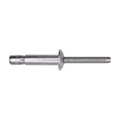 0.261" - 0.272" Monobolt ProtruDINg Head Aluminum, 0.350"- 0.625" Grip, 1/4", 0.100" Flange Thick, 0.515" Flange Diam
