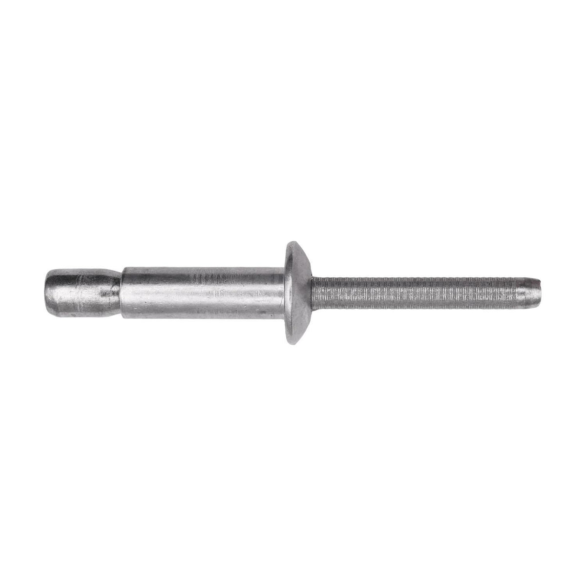 0.261" - 0.272" Monobolt ProtruDINg Head Aluminum, 0.350"- 0.625" Grip, 1/4", 0.100" Flange Thick, 0.515" Flange Diam