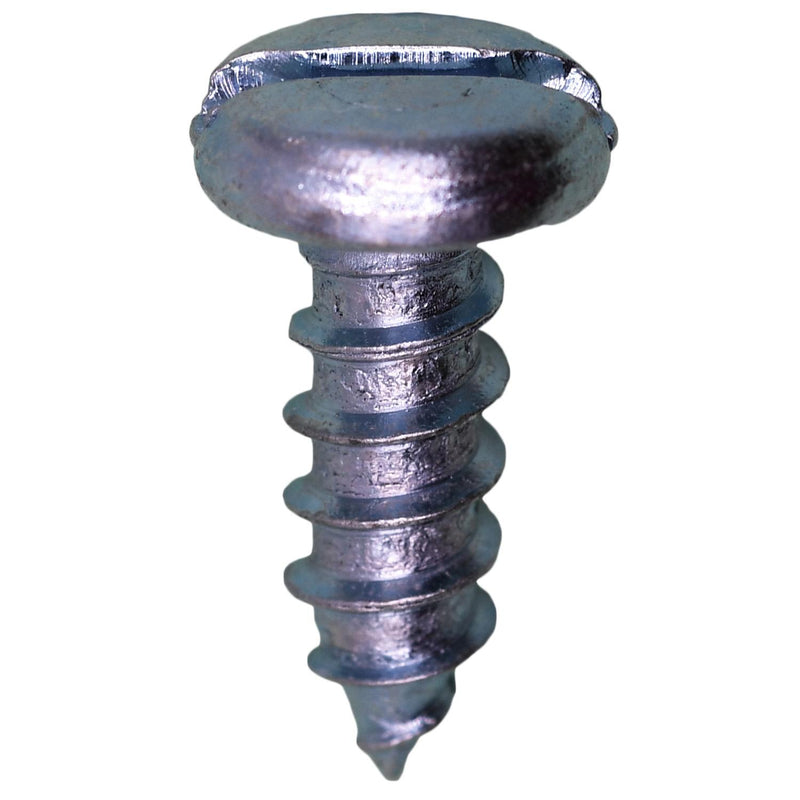 #14x3/4" Slotted Pan Head Tapping Screw, Type A/AB, Zinc Chromate