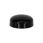 Black Polypropylene Pop-On Screw Cover