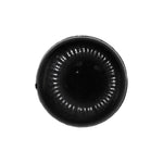 Black Polypropylene Pop-On Screw Cover