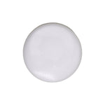#8 White Polypropylene Pop-On Screw Cover