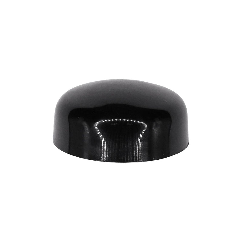 #10 Black Polypropylene Pop-On Screw Cover