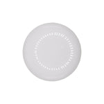 #10 White Polypropylene Pop-On Screw Cover