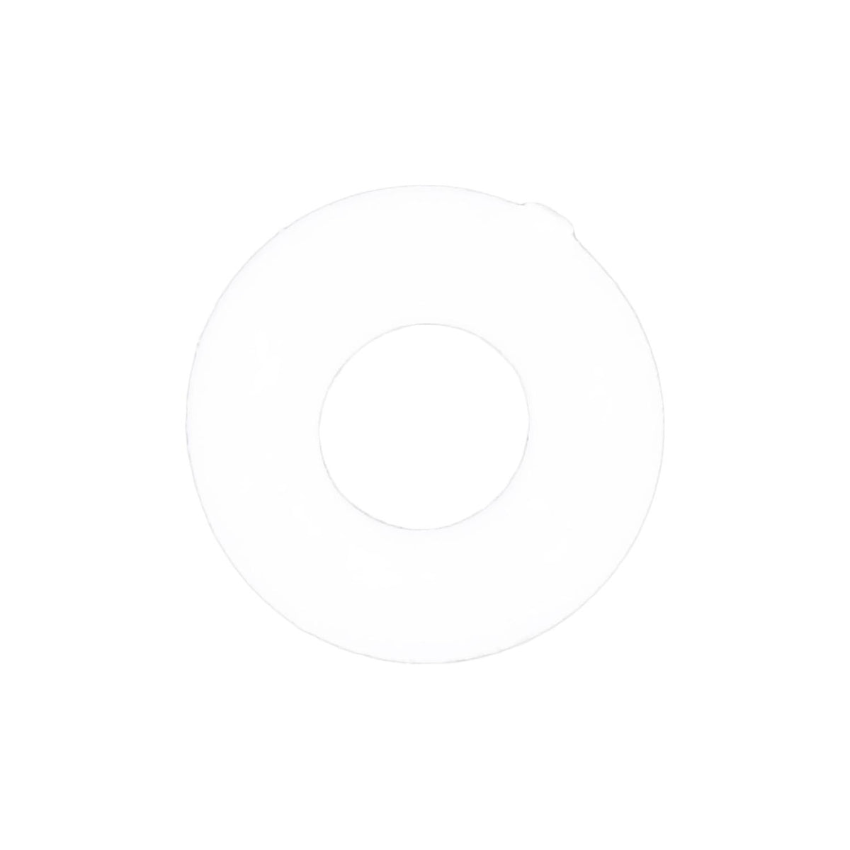 1/16" Nylon Flat Washer Bolt, 0.125" - 0.155" ID, 0.297" - 0.327" OD