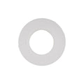 3/16" Nylon Flat Washer Bolt, 0.242" - 0.272" ID, 0.485" - 0.515" OD