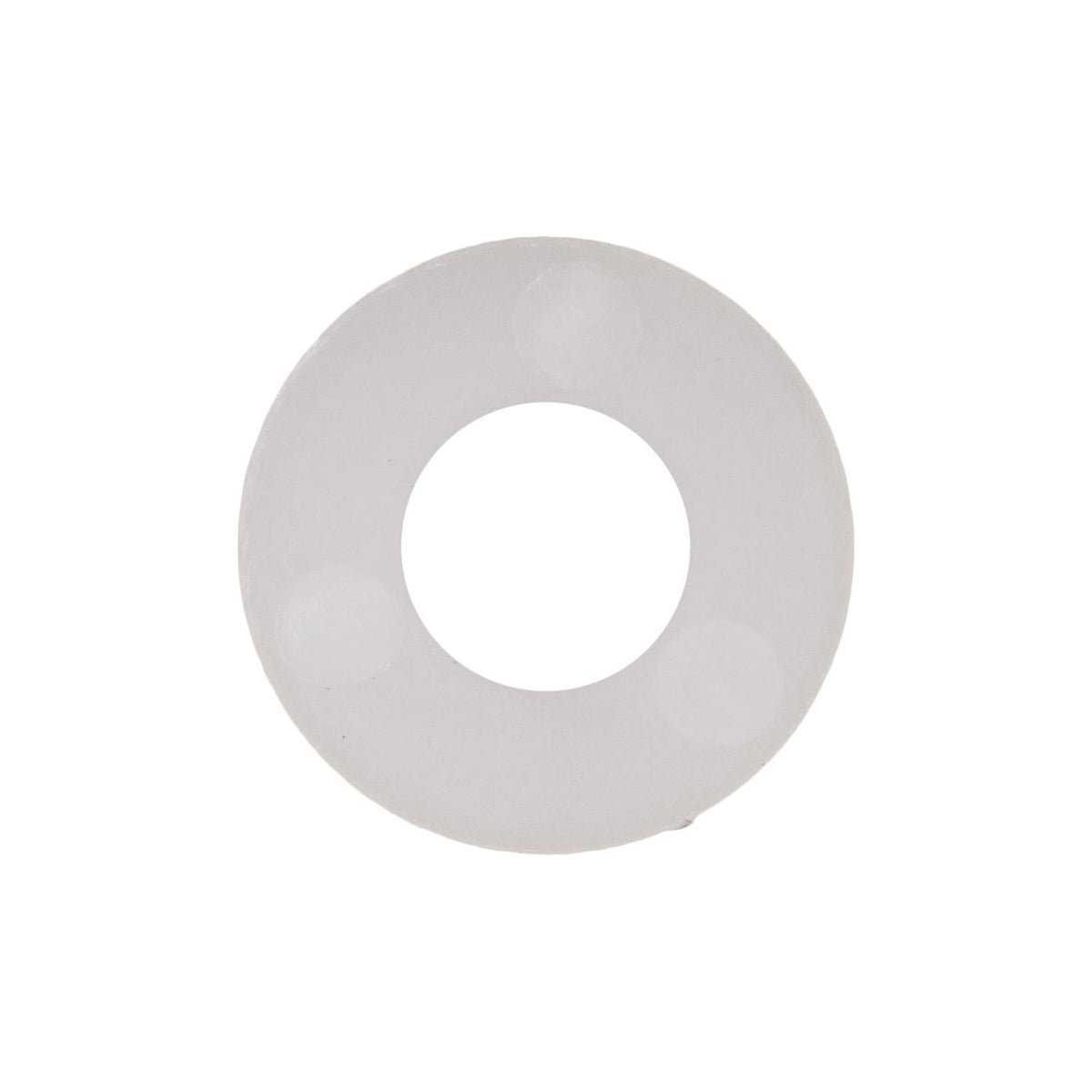 1/4" Nylon Flat Washer Bolt, 0.302" - 0.332" ID, 0.485" - 0.515" OD