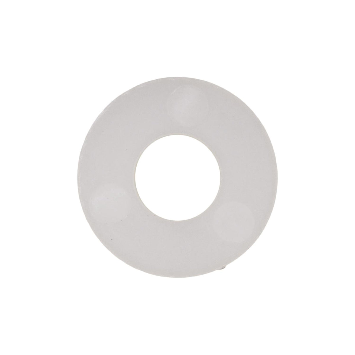 1/4" Nylon Flat Washer Bolt, 0.302" - 0.332" ID, 0.735" - 0.765" OD