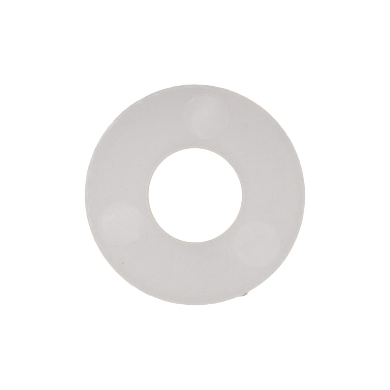 1/4" Nylon Flat Washer Bolt, 0.302" - 0.332" ID, 0.735" - 0.765" OD